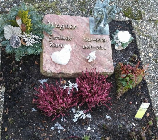 Wagner Kurt Bonfert Gerlinde Grabstein
